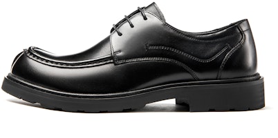 Aokang Round Toe Lace-Up Business Dress Shoes 'Black Leather' 1233211020 Aokang Round Toe Lace-Up Business Dress Shoes 'Black Leather' 1233211020