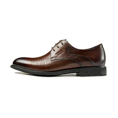 Aokang Round Toe Lace-Up Dress Shoe 'Brown'