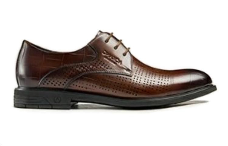 Aokang Round Toe Lace-Up Dress Shoe 'Brown' 圖 2