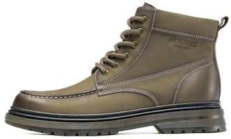 Aokang Round Toe Lace-Up Martin Boots 'Brown Leather' 1223913008 Aokang Round Toe Lace-Up Martin Boots 'Brown Leather' 1223913008