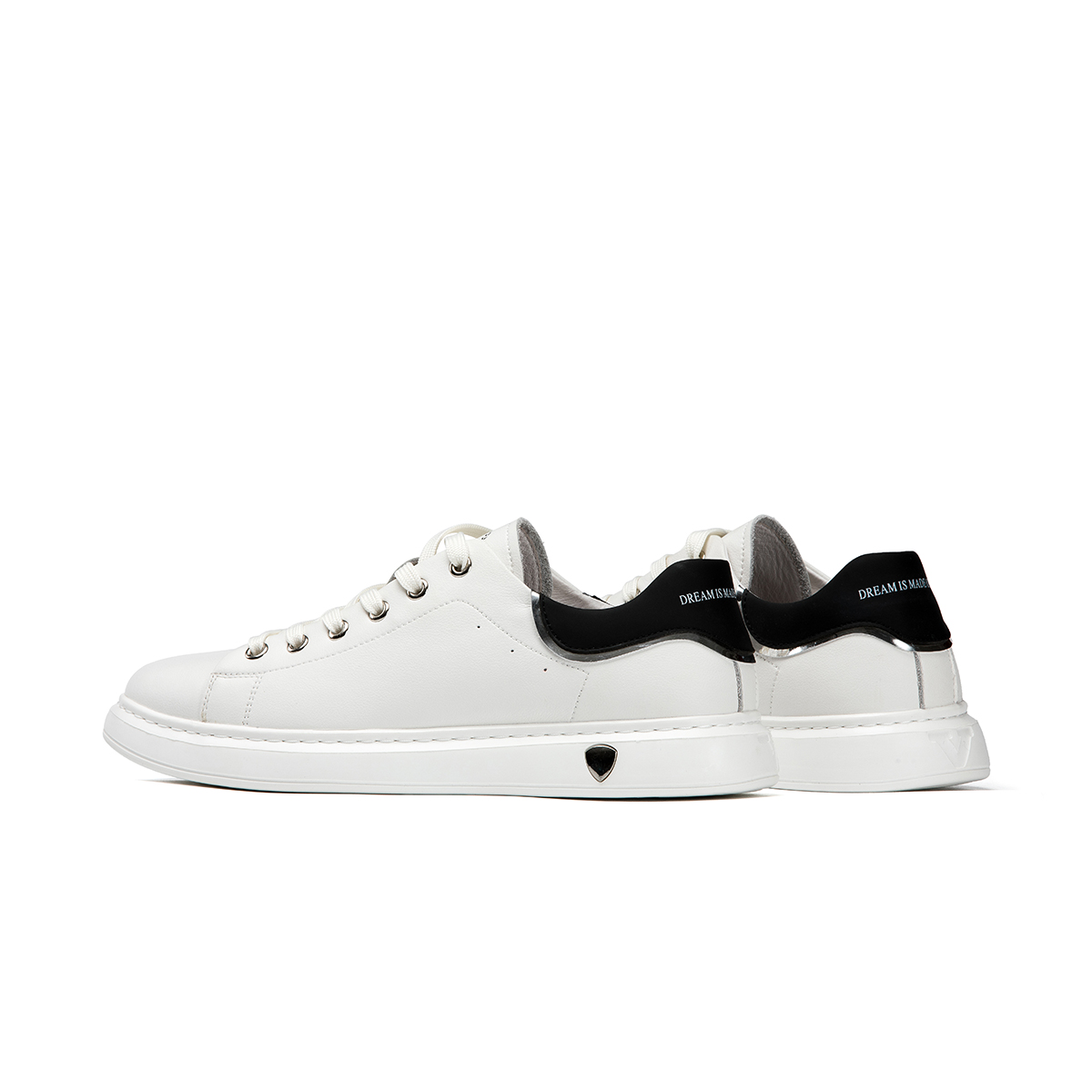 Aokang Synthetic Leather Low Top 'Casual CMFT Black and White' 圖 4