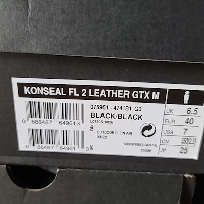 アークテリクス コンシールFL2 レザーGTX 防水 L0759510026 Lookbook アークテリクス コンシールFL2 レザーGTX 防水 L0759510026