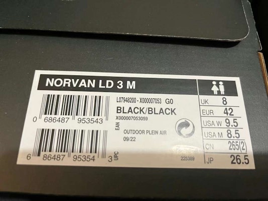 Arc'teryx Norvan LD 3 'Men's Lightweight Trail Running' L07942600 Order Arc'teryx Norvan LD 3 'Men's Lightweight Trail Running' L07942600