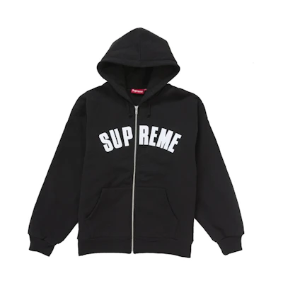 Arc Thermal Zip Up Hooded Sweatshirt Black