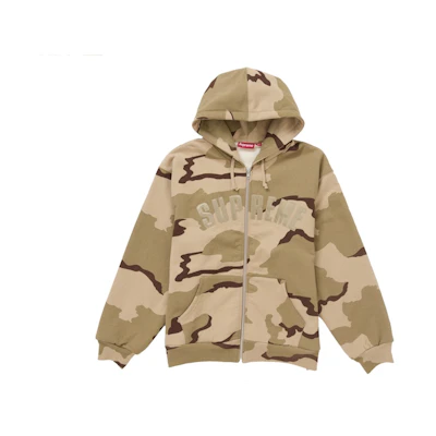 Arc Thermal Zip Up Hooded Sweatshirt Desert Camo