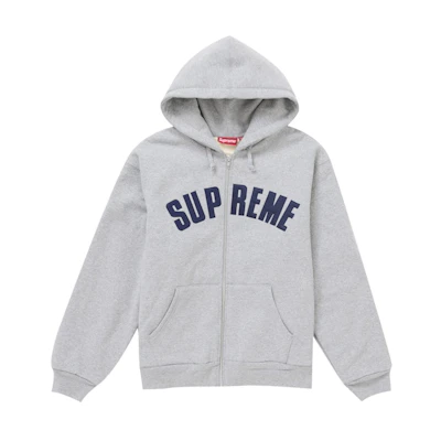 Arc Thermal Zip Up Hooded Sweatshirt Heather Grey