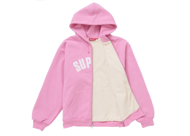 Arc Thermal Zip Up Hooded Sweatshirt Pink 圖 2