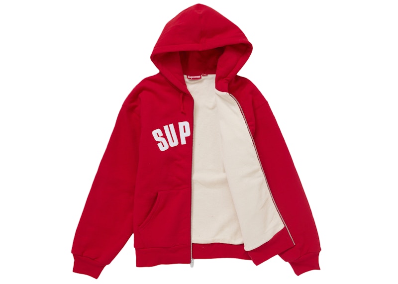 Arc Thermal Zip Up Hooded Sweatshirt Red 圖 2