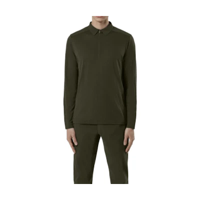 Arcteryx Comfortable Versatile Minimalist Long Sleeve Polo Shirt X000029175
