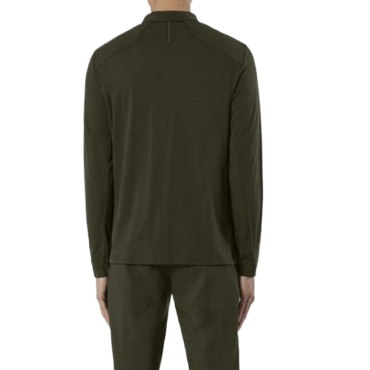 Shop Arcteryx  Comfortable Versatile Minimalist Long Sleeve Polo Shirt X000029175