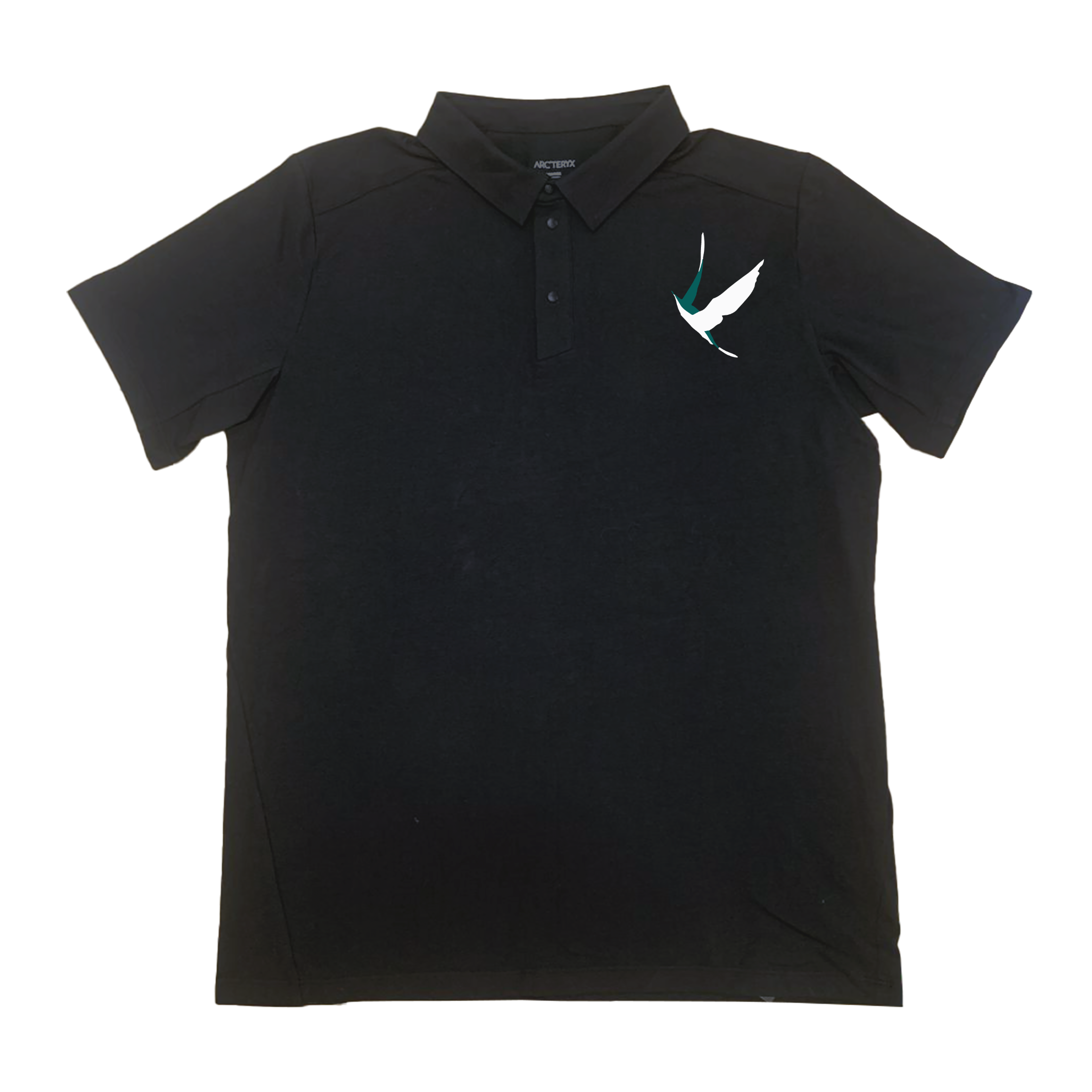 Order Arcteryx [Custom Apparel] Arc'teryx Captive Minimalist Bird Logo Unisex Polo Shirt. 28536（Team1016-A9）