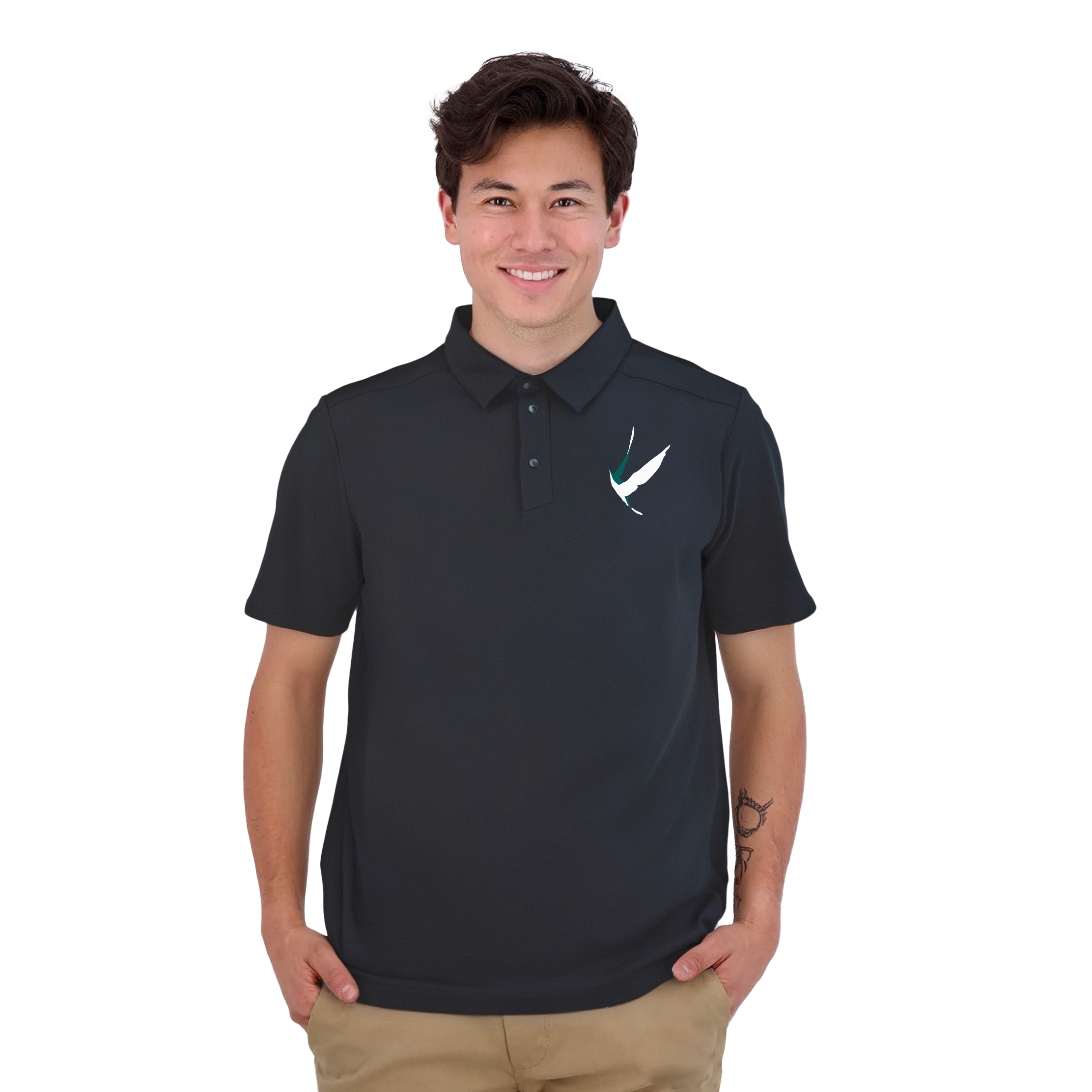 Details for Arcteryx [Custom Apparel] Arc'teryx Captive Minimalist Bird Logo Unisex Polo Shirt. 28536（Team1016-A9）