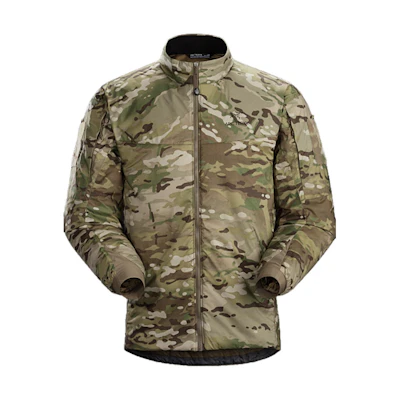Arcteryx Green Camouflage Zipper Flight Jacket 23688