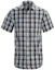 Lookbook Arcteryx Kemeja Lengan Pendek Corak Plaid Warna Putih dengan Butang 17217