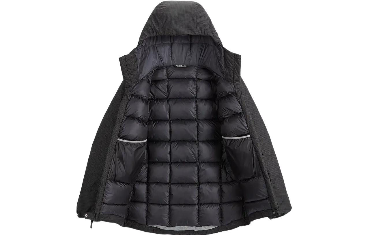 Lookbook Arcteryx Alpha Lightweight  Hooded Down Jacket - Solid Color Long Sleeve 29699