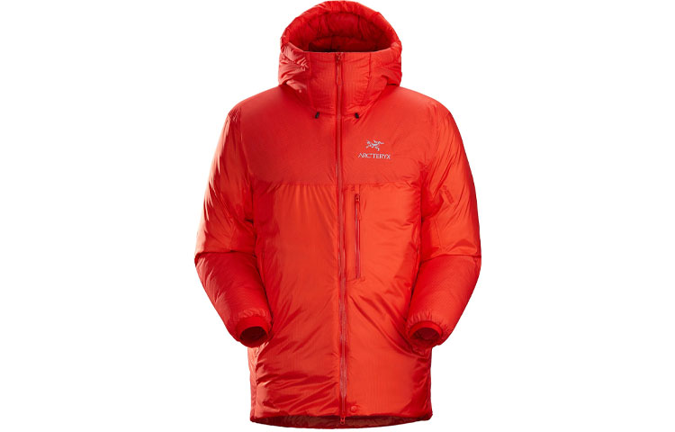 Arcteryx Alpha Series Winter Down Insulated Hooded Jacket for Hiking & Climbing 25683
