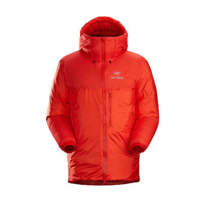 Arcteryx Alpha Series Winter Down Insulated Hooded Jacket for Hiking & Climbing 25683
