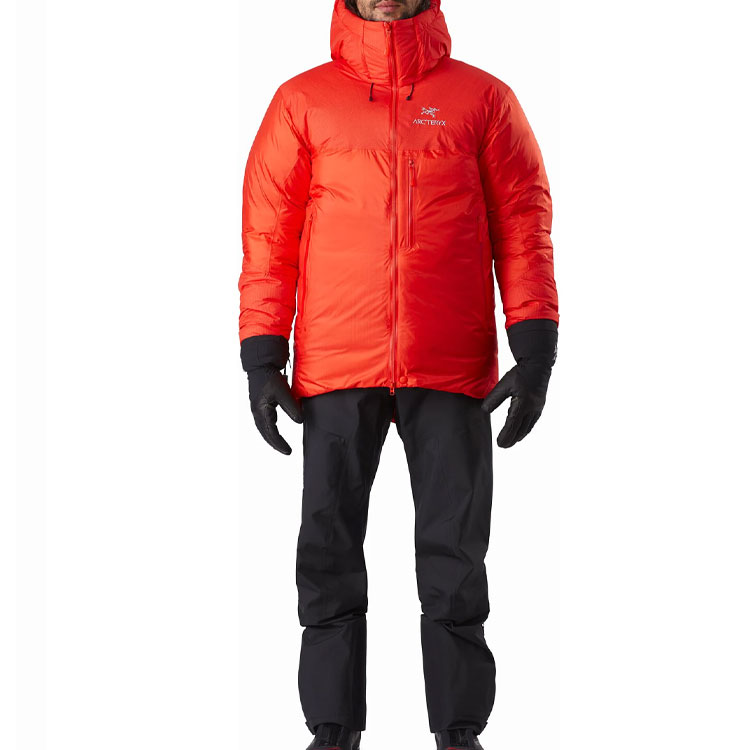 Shop Arcteryx Alpha Series Winter Down Insulated Hooded Jacket for Hiking & Climbing 25683