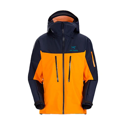 Arcteryx Alpha SV Logo Colorblock Tiger Year Jacket Men’s Waterproof Blue 29289
