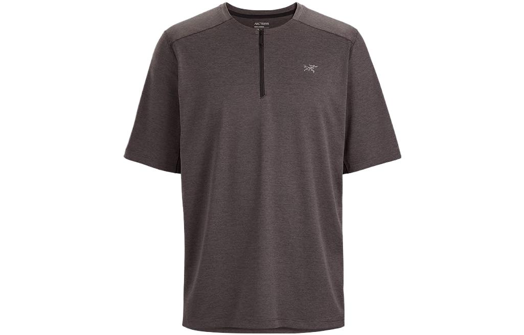 Cheap 始祖鸟 Cormac 半拉链快干透气标志T恤. 30554