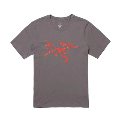 Arcteryx Arc'teryx Envoy Arc'Word Graphic T-Shirt Maverick/Magma Short Sleeve Casual 19025
