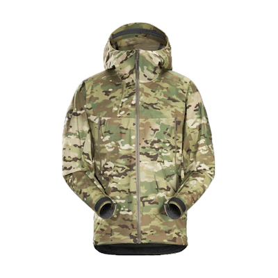 Arcteryx Arc'teryx ALPHA LT Gen 2.1 Camo Hooded Jacket Green 29364