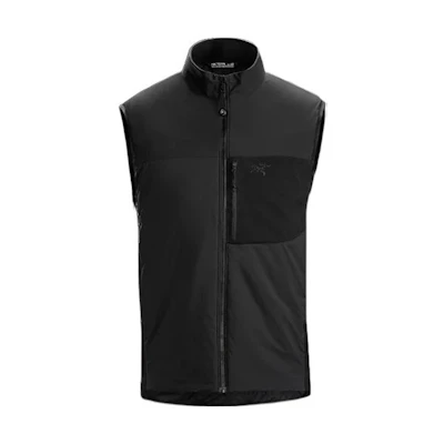 Arcteryx Arc'teryx ATOM LT Vest Sleeveless Jacket with Solid Color & Large Pockets. 23861