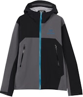 Arcteryx Arc'teryx BETA Jacket Recut N07 Waterproof Windproof Hooded Shell Black/Grey/Blue 31408 Arcteryx Arc'teryx BETA Jacket Recut N07 Waterproof Windproof Hooded Shell Black/Grey/Blue 31408