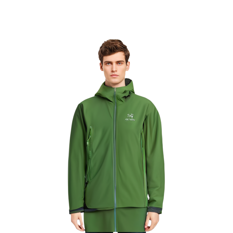 Shop Arcteryx Arc'teryx BETA LT  Logo Print Hooded Zip-Up Hardshell Jacket. 18007