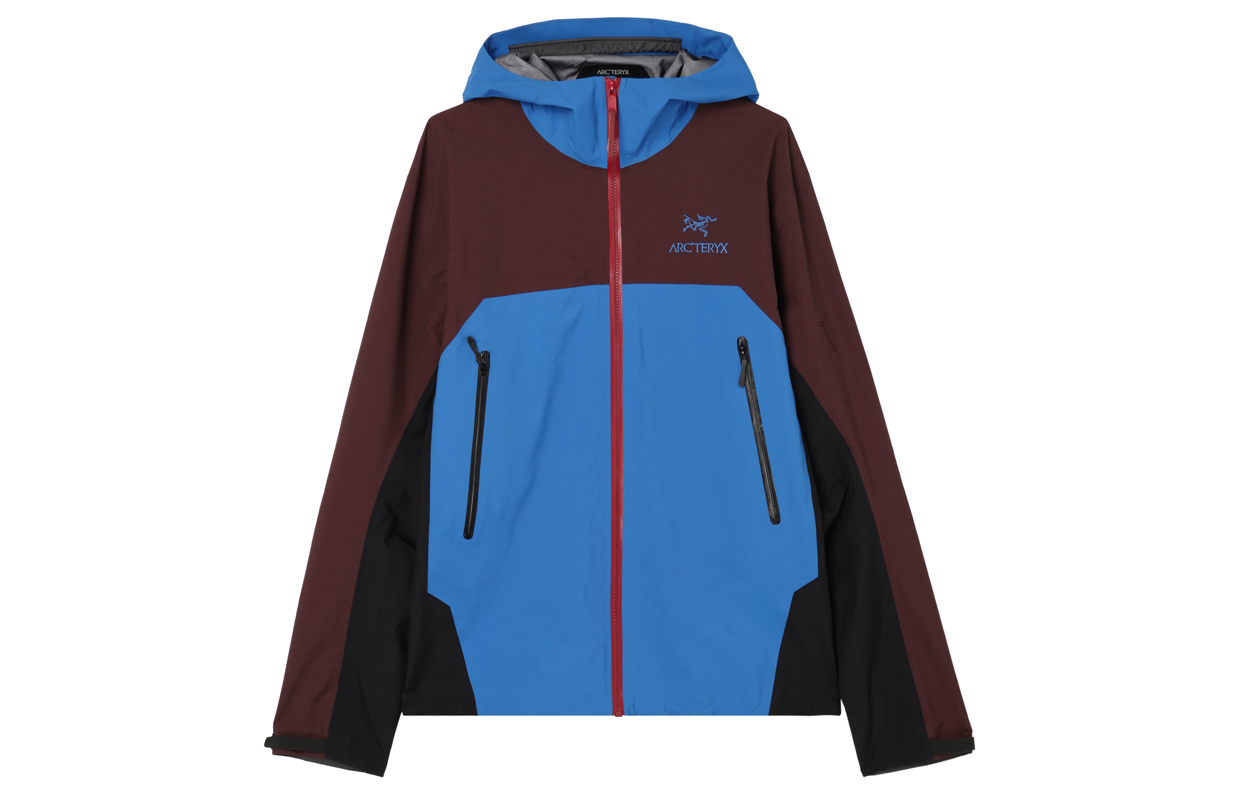 Arcteryx Arc'teryx BETA Recut NO5 Colorblock  Blue Hooded Windbreaker Jacket. 31406