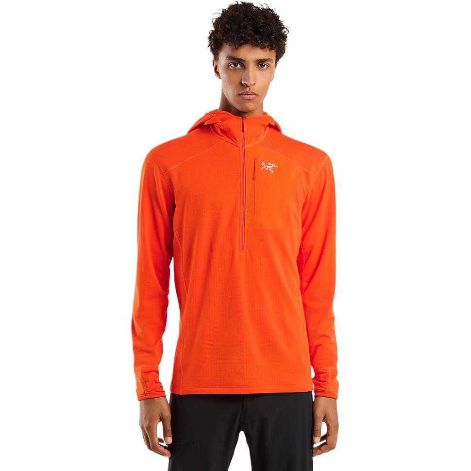 Sizing 始祖鸟 Arc''teryx DELTA 标志半拉链抓绒连帽衫夹克 29664