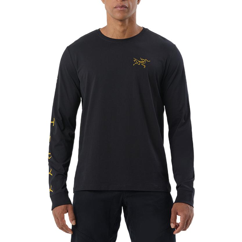 Shop 아크테릭스 다운워드 레트로 로고 긴팔 티셔츠 가을 신상. 29111