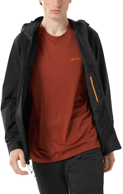 Chaqueta Arc''teryx Gamma Hoody Negra Impermeable, Corta-viento y Resistente a UV. :30750:X000007465 Details for Chaqueta Arc''teryx Gamma Hoody Negra Impermeable, Corta-viento y Resistente a UV. :30750:X000007465