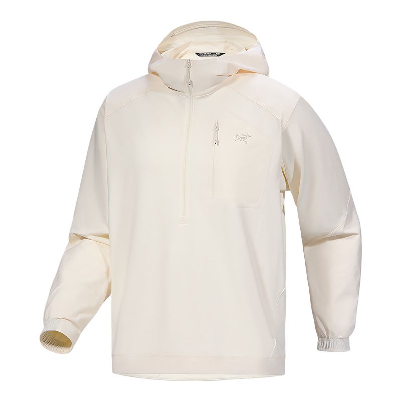 Cheap Arcteryx Arc'teryx Konseal  Black Embroidered Logo Hoodie - Breathable Solid Color X000009807