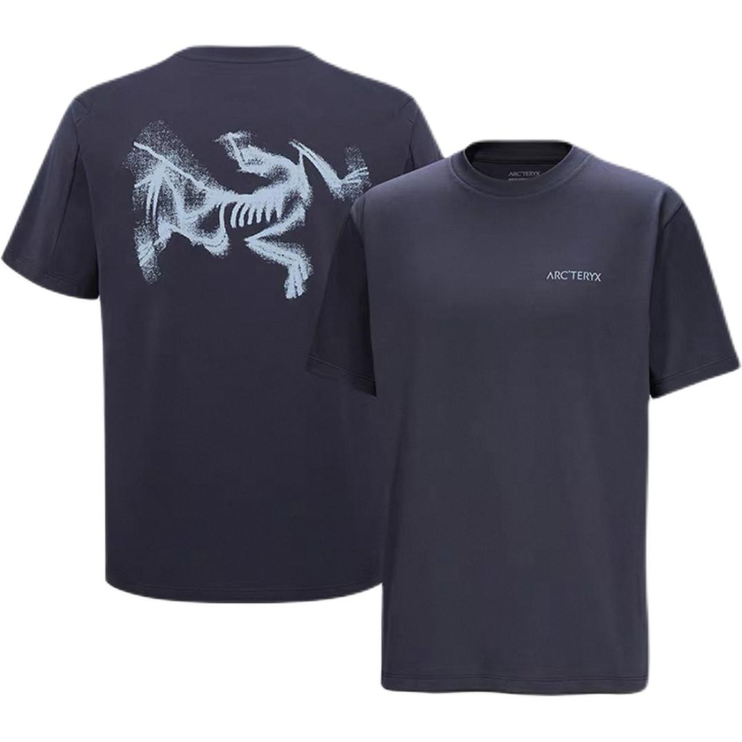 Arcteryx Arc'teryx KRAGG SL Lightweight Blurred Bird Cotton Crew Neck T-Shirt X000009538