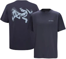 Arcteryx Arc'teryx KRAGG SL Lightweight Blurred Bird Cotton Crew Neck T-Shirt X000009538 Arcteryx Arc'teryx KRAGG SL Lightweight Blurred Bird Cotton Crew Neck T-Shirt X000009538
