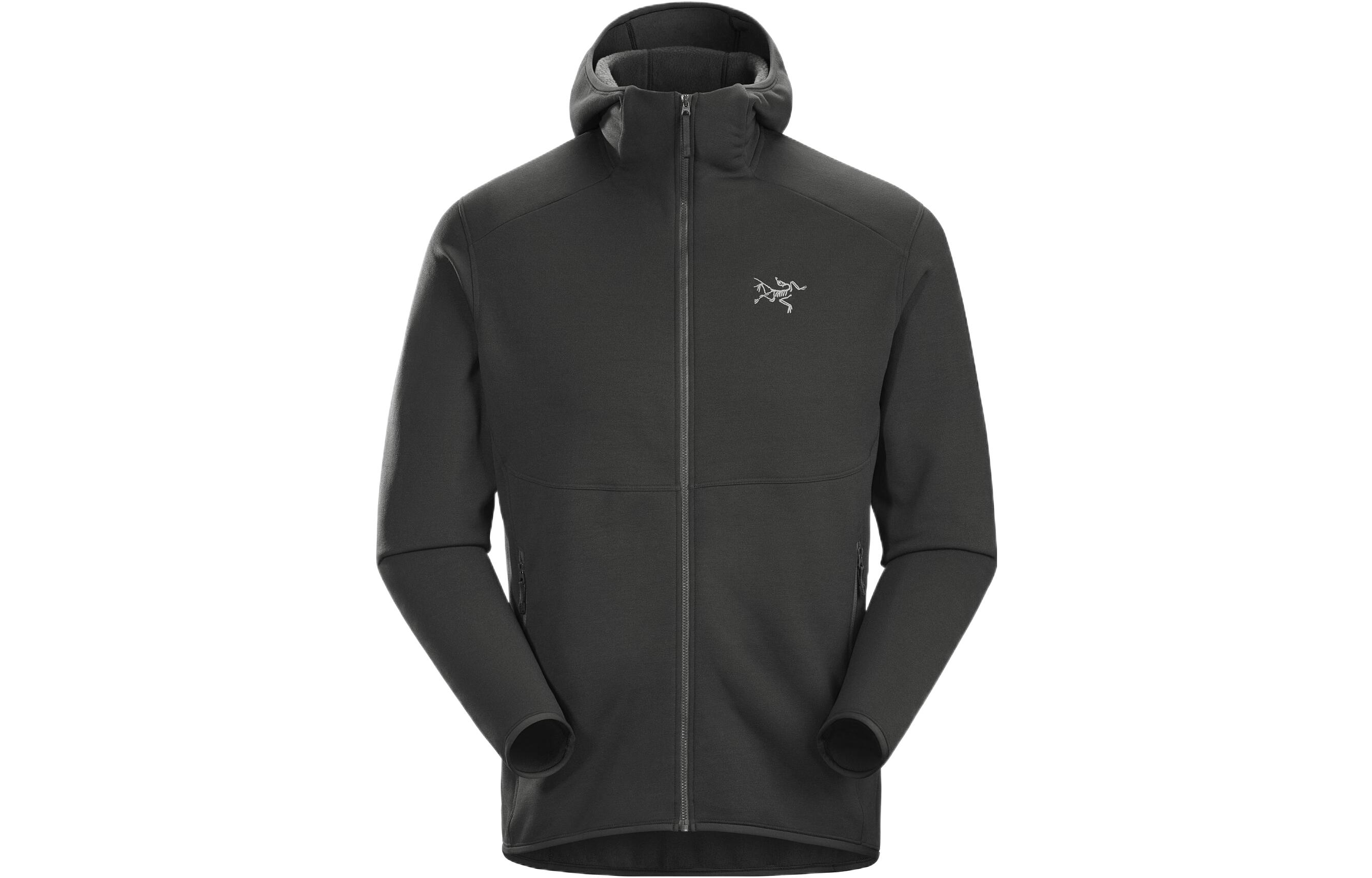 Arcteryx Arc'teryx Kyanite AR Hoody  Solid Color Fleece Jacket with Hood. 27965