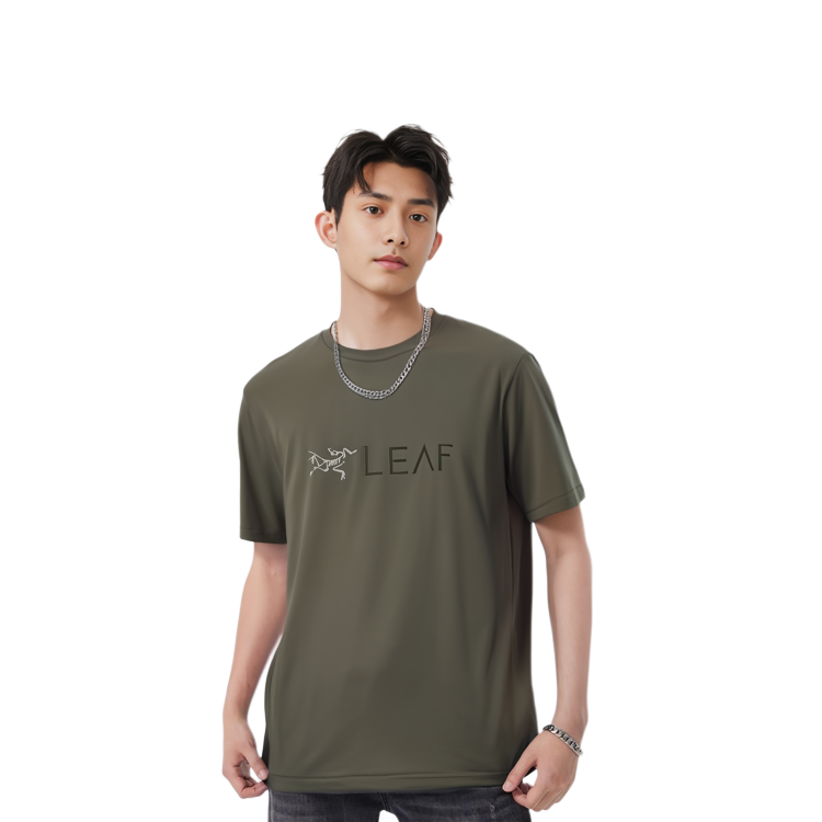 Shop Arcteryx Arc'teryx LEAF  Green Graphic Logo Print Retro Crewneck T-Shirt. 30376
