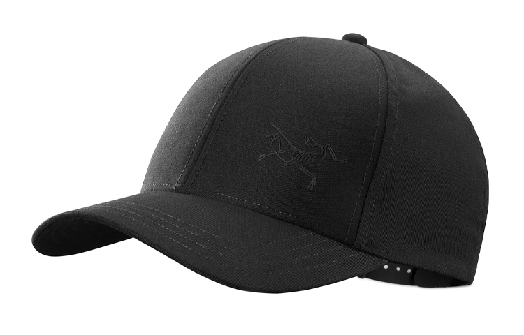 Arcteryx Arc'teryx Logo Unisex Outdoor Sun Protection Polyester Baseball Cap - Black. 25633-BLACK