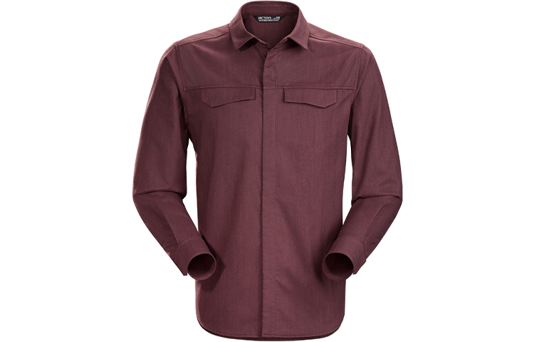 Sizing 아크테릭스 남성 래티스 셔츠 긴팔 캐주얼 땀흡수 솔리드 컬러. 25889