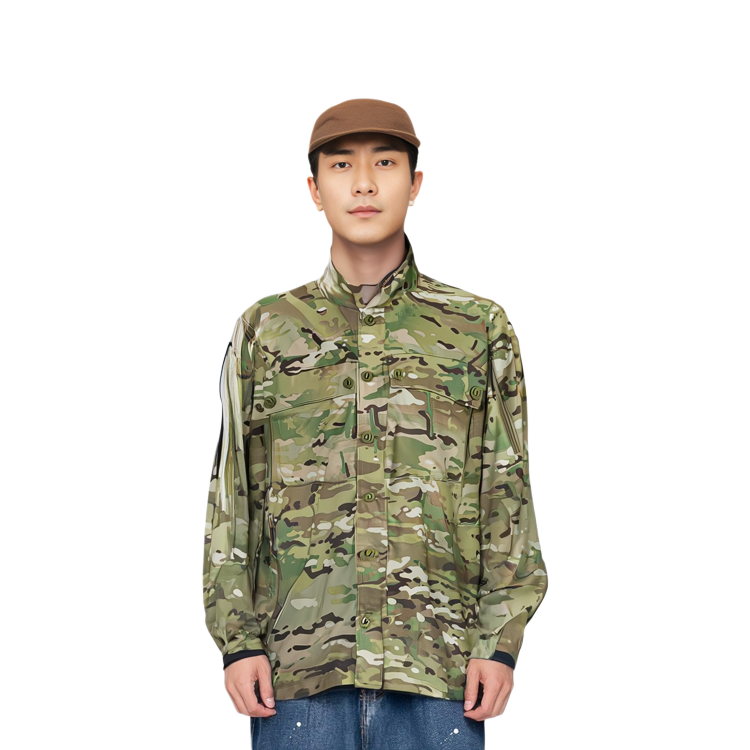 Arcteryx Arc'teryx Military Series Camo Long Sleeve Jacket Shirt with Multi-Pockets - Green 15706 圖 4