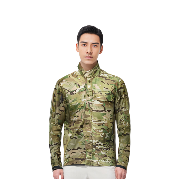 Arcteryx Arc'teryx Military Series Camo Long Sleeve Jacket Shirt with Multi-Pockets - Green 15706 圖 5
