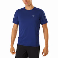 Shop 始祖鳥 Arcteryx Motus 短袖修身版型跑步海軍藍戶外T恤 18904