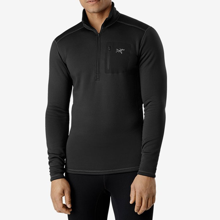 Shop Arc''teryx RHO AR Sudadera Polar con Logo Sólido 11272
