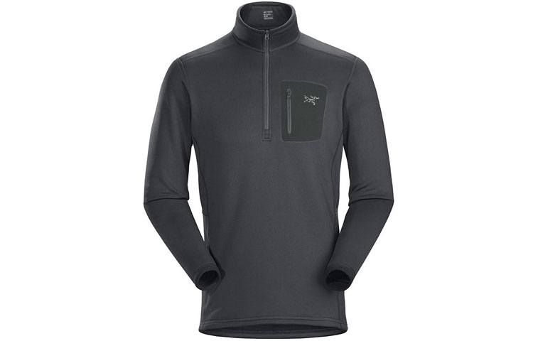 Cheap Arc''teryx RHO AR Sudadera Polar con Logo Sólido 11272