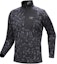 Buy Arcteryx Arc'teryx RHO FW24 LT Zip Neck Grottoflage Camo Thermal Long Sleeve Jacket Black X000009319