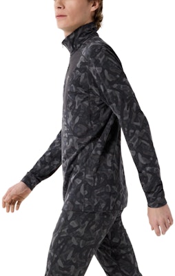Arcteryx Arc'teryx RHO FW24 LT Zip Neck Grottoflage Camo Thermal Long Sleeve Jacket Black X000009319 Details for Arcteryx Arc'teryx RHO FW24 LT Zip Neck Grottoflage Camo Thermal Long Sleeve Jacket Black X000009319