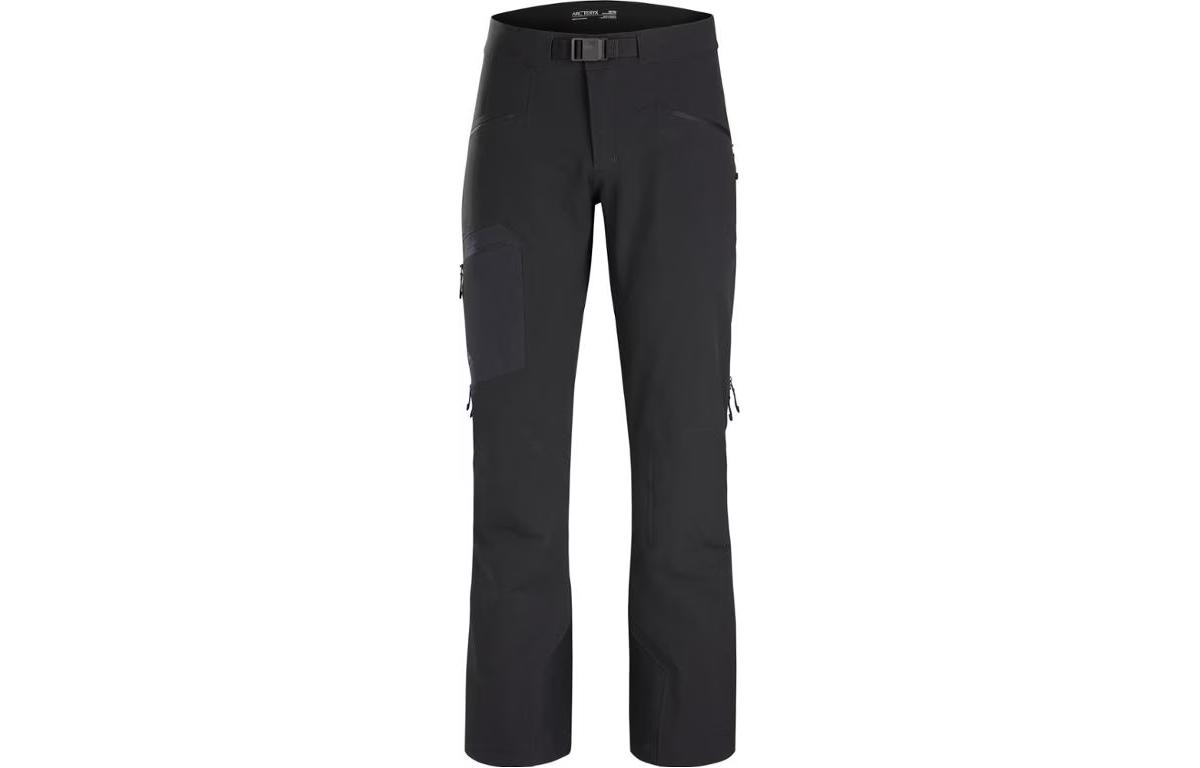 Arcteryx Arc'teryx RUSH  Black Softshell Ski Pants with Multi-Pocket Design. 29681
