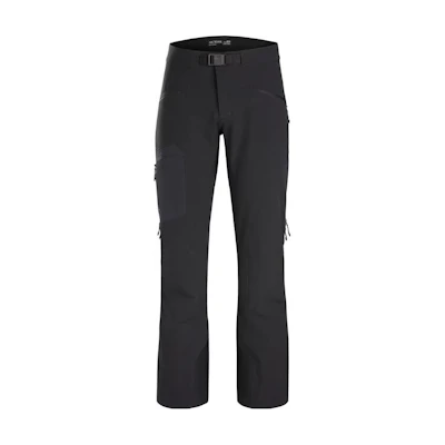 Arcteryx Arc'teryx RUSH Black Softshell Ski Pants with Multi-Pocket Design. 29681
