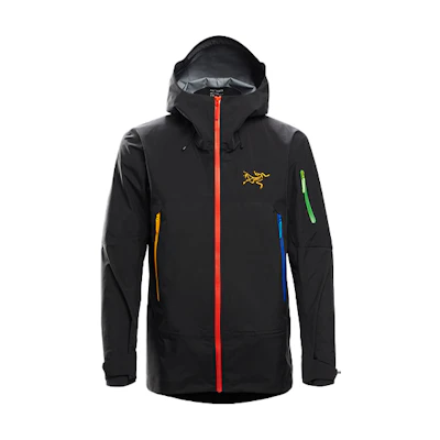 Arcteryx Arc'teryx RUSH Jacket Black Waterproof GTX Hooded Outdoor Ski Jacket. 30063